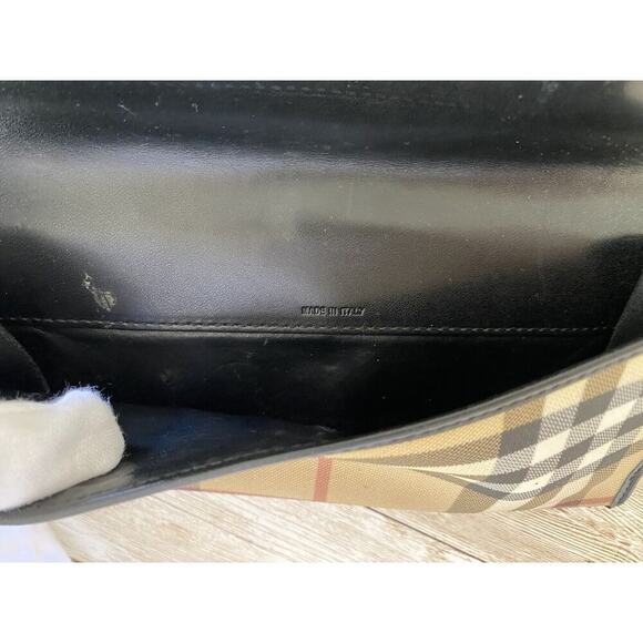 Burberry Wallet Women’s Large Tartan plaid Bifold Authentic - Picture 4 of 16